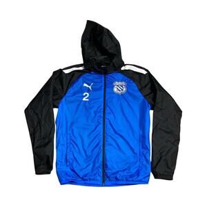 Puma Full Zip Jacket Windbreaker Mens Medium Soccer Schwaben AC Chicago